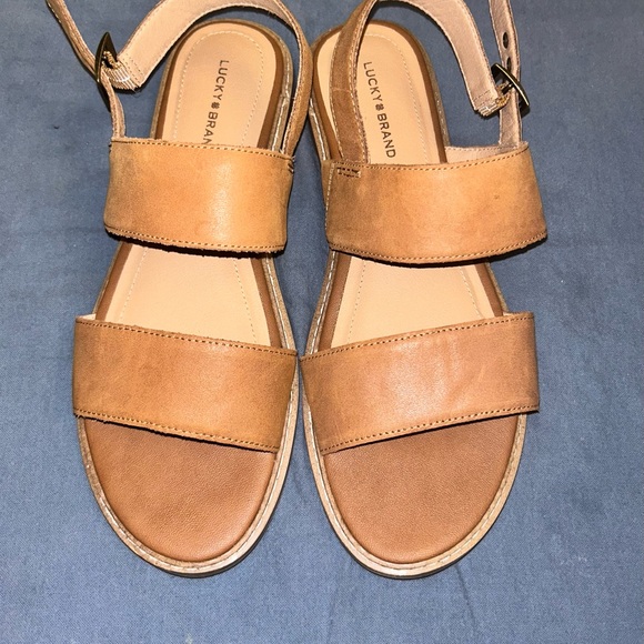 Lucky Brand Women's Tan Sandals - Picture 1 of 5